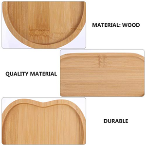 Plato de Bambú Estilo Japonés, Bandeja Rectangular Ecológica para Servir Bocadillos en el Hogar y Tazas de Hotel, 10 Piezas Mínimo para acampar - Product Image 2