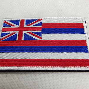 ธงชาติ 50 รัฐของสหรัฐอเมริกา ผ้าแคนวาสคุณภาพสูง ปักด้วยเรซิ่น พร้อมเลื่อม ติดเย็บ/ติดตีนตุ๊กแก - Product Image 5