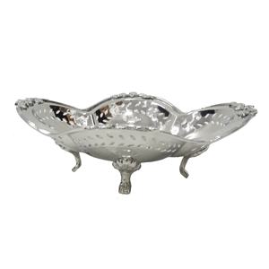 Cuenco decorativo para servir frutas secas y aperitivos de uso multifuncional, cuenco de frutas de acabado Chapado en plata multiusos para el hogar - Product Image 5