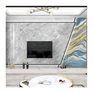 Usine JX Panneau mural de charbon de bois de bonne qualité en bambou estampage à chaud en métal marbre roche carbone panneaux placage bois 3mm - Product Image 5