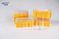 Embouts de pipette de type S, emballés en boîte, 10 μl standard et étirés transparents, 200 μl, 300 et 1250 μl transparents, 1000 et 1250 μl, stériles sans DNase ni RNase