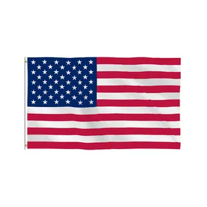 Bandera Americana personalizada de alta calidad, 3x5, varios tamaños