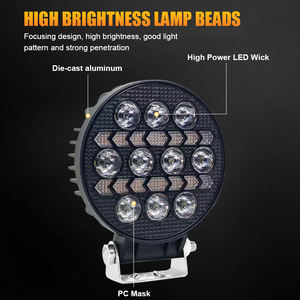 Precio de fábrica Alto brillo IP67 19W Universal <span class=keywords><strong>Led</strong></span> Niebla Luces de conducción Proyector Coche <span class=keywords><strong>Led</strong></span> Faro - Product Image 3