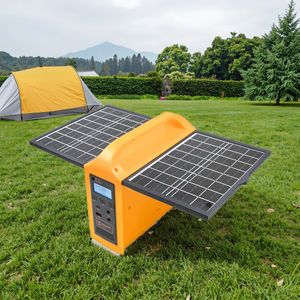 100W 소형 사일런트 캠핑 Lifepo4 충전식 전기 태양열 발전기 비상 휴대용 모바일 발전소 태양 전지 패널 - Product Image 1