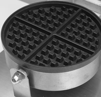 Gaufrier électrique professionnel double tête en acier inoxydable pour café HC-002 2.5KW