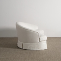 Vente directe d'usine, canapé en lin courbé de style vintage français, canapé en tissu pour appartement, villa, salon, personnalisable