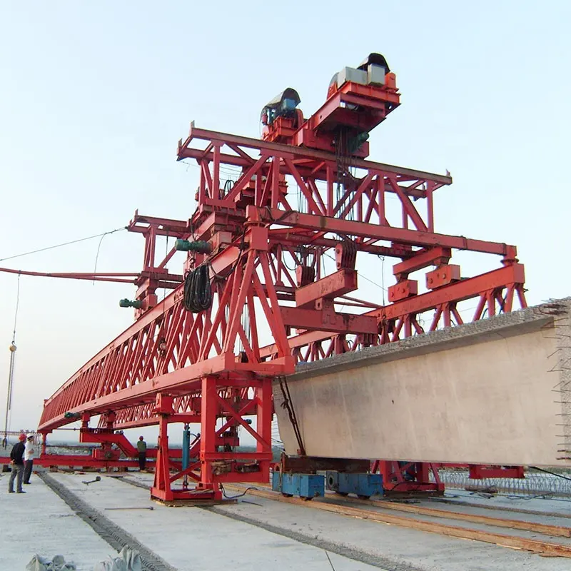 200 ton concrete beam launcher crane bridge girder launching crane for highway