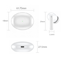 Earphone ANC+ENC BT 5.3 Laris Manis, Peredam Kebisingan Panggilan, Olahraga, IPX7, Nirkabel