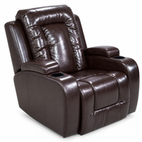 Fauteuil de cinéma VIP en cuir de luxe, moderne, électrique et rétractable, pour la maison et le bureau