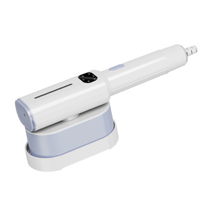 Ferro da Stiro a Vapore Portatile con Base in Acciaio Inox, 1300W, Serbatoio da 120ml, Vapore Variabile per Uso Domestico e Commerciale - Product Image 1