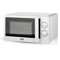Four à micro-ondes électrique RAF standard UE avec façade vitrée, 700W, pour la maison et le bureau, plateau tournant, chauffage visible, capacité 20-25L