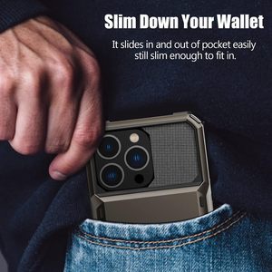เคสโทรศัพท์แบบกระเป๋าสตางค์พร้อมที่ใส่บัตรสำหรับ <span class=keywords><strong>iPhone</strong></span> 12 <span class=keywords><strong>PRO</strong></span> <span class=keywords><strong>MAX</strong></span> 14 13 <span class=keywords><strong>11</strong></span>เคสมือถือ<span class=keywords><strong>2023</strong></span>พร้อมช่องเสียบการ์ด5ช่อง - Product Image 4