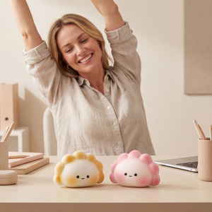 Jouet à presser en forme de boulette kawaii de haute qualité, confortable au toucher, peut soulager le stress, adapté aux loisirs et au divertissement - Product Image 2