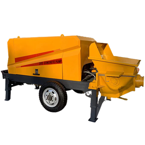 Mini-<span class=keywords><strong>pompe</strong></span> à béton hydraulique d'occasion avec moteur diesel et malaxeur intégré - Product Image 1