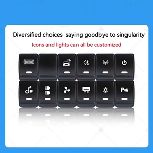 Cho Honda Civic 12V sương mù chuyển đổi ánh sáng kiểm soát chuyển đổi push button NEW ABS lần lượt tín hiệu ánh sáng cho đèn pha sương mù tự động ON-OFF chức năng - Product Image 5