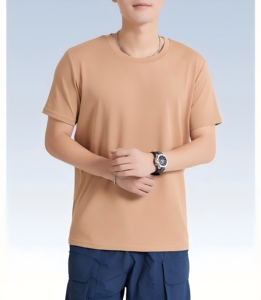 เสื้อยืดคอตตอนวินเทจทรงโอเวอร์ไซส์ สกรีนโลโก้ตามสั่ง ขายส่ง เสื้อยืดผู้ชายทรงหลวม ผ้าคอตตอนหนา 100% - Product Image 1