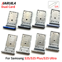 Bandeja de Tarjeta SIM para Teléfono Móvil al por Mayor para Samsung S25 Plus S25 Ultra, Soporte para Bandeja de Tarjeta SIM Dual, Ranura para Tarjeta Micro, Bandeja Flexible