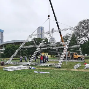 제조 전문 맞춤 CE 인증 콘서트 무대 290mm 알루미늄 단계 트러스