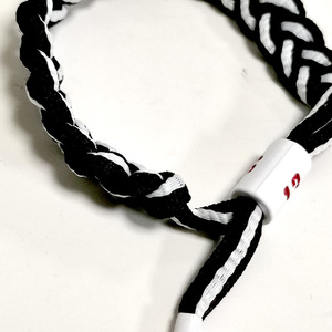 Harden Nets Team Bracelet Black And White <b>Braided</b> Couple Style Jewelry <b>Accessory</b> - Product Image 3
