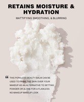Poudre pressée fixatrice de maquillage transparente mate à marque privée, contrôle du sébum, longue tenue, hydratante, naturelle