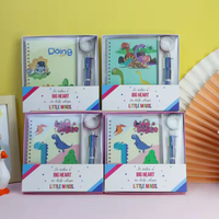 Cuaderno Espiral Creativo Personalizado y Juego de Bolígrafos, Regalo para Entusiastas de la Papelería, Sin Marca, Hecho en China, Modelo 2024