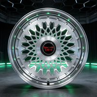 Nouvel ensemble de 3 jantes en alliage d'aluminium forgé sur mesure à disque profond, 17-22 pouces, 5x114.3/112/130 PCD, 30mm, multi-rayons, pour automobile