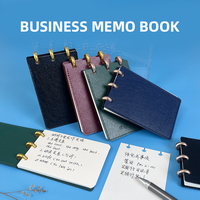 Carnet vertical RINGNOTE Mini, journal à spirales, carnet personnalisé avec logo, agenda en cuir