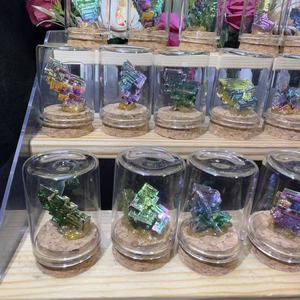 Kindfull Bán buôn tinh thể tự nhiên chữa bệnh đá Bismuth hộp để trang trí - Product Image 4