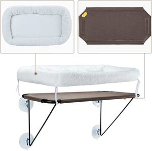 Holz Katzen bett beliebte Haustier haus Eck regale <span class=keywords><strong>Big</strong></span> Chair Schwarzes Bett, Sitz und Barsch Kristall Eine Katzen fenster Hängematte - Product Image 5