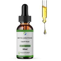 SPL OEM Bêta-carotène liquide, soutien immunitaire, vitamine A, gouttes pour les yeux, gouttes de bêta-carotène