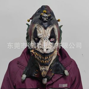 Máscara de Payaso de Halloween, de Látex, con Diseño de Calavera, para Disfraces, Fiestas y Cosplay - Product Image 1