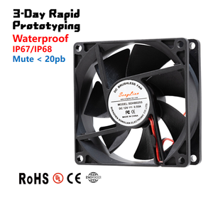 Tiefpreis 8025 IP68 Wasserdichter DC-Axiallüfter 80x80x25mm 12V/24V/48V Kühlung für Computer-Gehäuse, ODM/OEM & <span class=keywords><strong>3</strong></span> Jahre Garantie - Product Image 2
