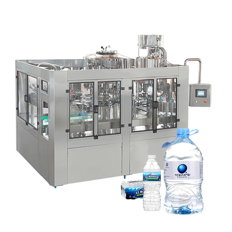 Customized 3 in 1 Bottled Drinking Purified Mineral Bucket Water Liquid Filler Filling Machinery Industry Equipment