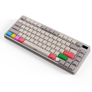 Ultra dünne Low-Switch-Tasten kappe Retro Sieben Farben JWA-Profil 127 Tasten Farb sublimation kompatible Nuphy-Tastatur - Product Image 3