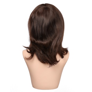 Women's Indian Remy Human Hair <b>Toupee</b> with Lace & PU Base Natural Wave Custom Made - Product Image 5