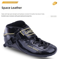 Patins à roulettes de vitesse en fibre de carbone, fabriqués à la main, thermoformables, chaussures de patinage à roulettes de vitesse à 3-4 roues, patins de course pour la compétition