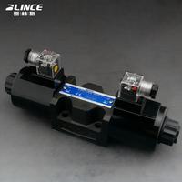 Vanne solénoïde hydraulique Blince YUKEN DSG-03, pression maximale 31,5 MPa, débit 120 L/min, fonction bobine C4, type humide