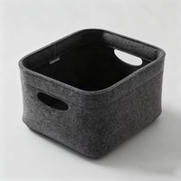 Boîte de rangement en feutre moderne multi-usages, grande capacité, pliable, portable, pour le rangement des nécessités quotidiennes de la maison