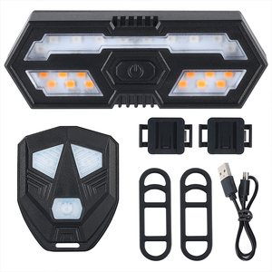 WEST BIKING <span class=keywords><strong>Clignotants</strong></span> avant et arrière Clignotant de vélo électrique <span class=keywords><strong>pour</strong></span> vélo Indicateurs de vélo sans fil Clignotant LED - Product Image 1