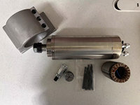 CNC LY 2025 alat mesin CNC pendingin udara, Motor spindel 4-sumbu 3 poros berpendingin Air untuk ukiran kayu