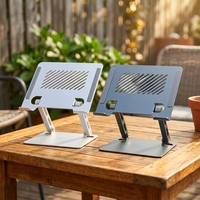 Support de tablette PC pliable et réglable en métal, multifonctionnel, facile à utiliser, compatible iPad, forte stabilité, idéal pour la chambre à coucher - Vente chaude