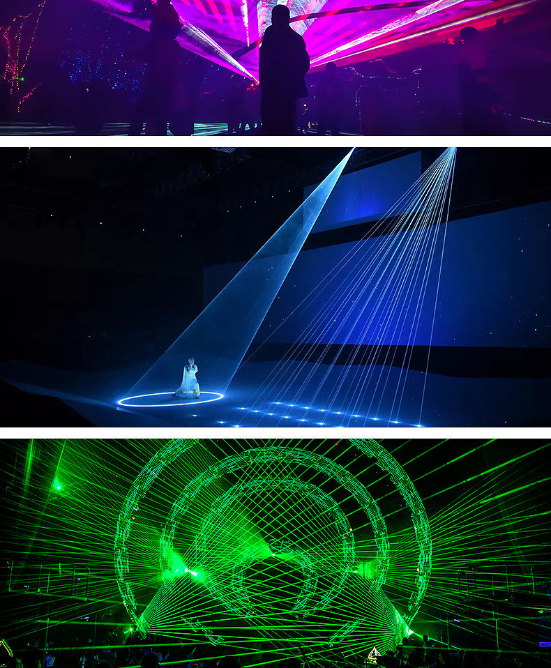 SHTX Party 3W Laser Light Projector - Outdoor/indoor 3D Effects