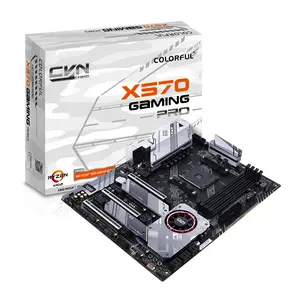 Bo Mạch Chủ CVN X570 GAMING PRO V14 Đầy Màu Sắc Hỗ Trợ Bo Mạch Chủ Bộ Xử Lý AMD AM4 Ổ Cắm 2000 Và 3000 Series