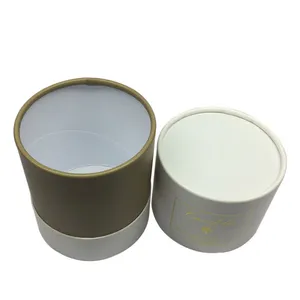 Bright-Coloured Round Shape Paper Tube Container t shirt white packaging tube For Packaging