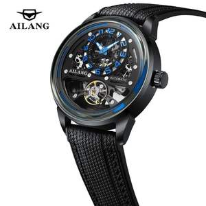 Nuevo Reloj de Hombre AILANG 8853 de Moda con Movimiento Automático, Diseño Hueco, Resistente al Agua, 2026 - Product Image 4