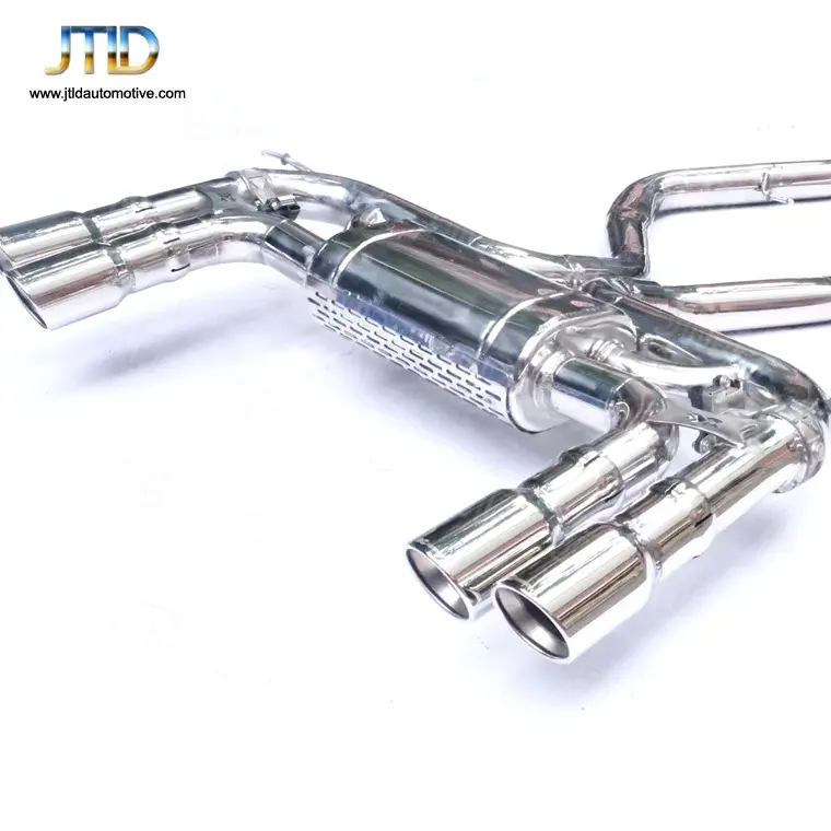 JTLD Stainless Steel Exhaust Valve With Muffler for BMW F96 X6M