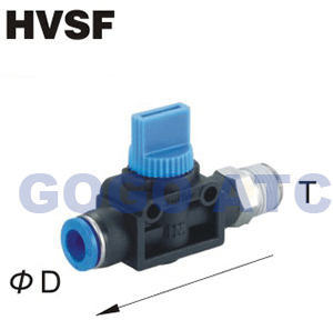GOGO 10pcs mucho HVSF neumático válvula de mano de interruptor de Puerto PT 1/8 1/4 3/8 8mm pu manguera rápido conector de manguera de conmutación - Product Image 3