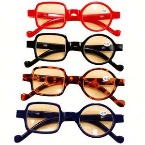 Gafas de Lectura con Marco de PC Personalizadas con Logotipo, Diseño 2025, Asimétricas, Redondas y Cuadradas, para Hombre y Mujer - Product Image 1