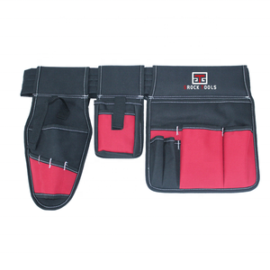 Sac de ceinture d'<span class=keywords><strong>outils</strong></span> rembourré pour tablier de <span class=keywords><strong>charpentier</strong></span> en Polyester 600D avec pochette de support de perceuse - Product Image 3