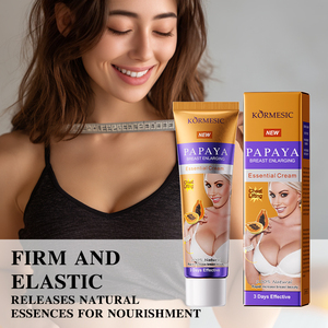 KORMESIC - Crema Esencial para Aumento de Senos con Papaya, 50 ml, Marca Privada, 100% Natural, Suavizante, Hidratante y Nutritiva - Product Image 1